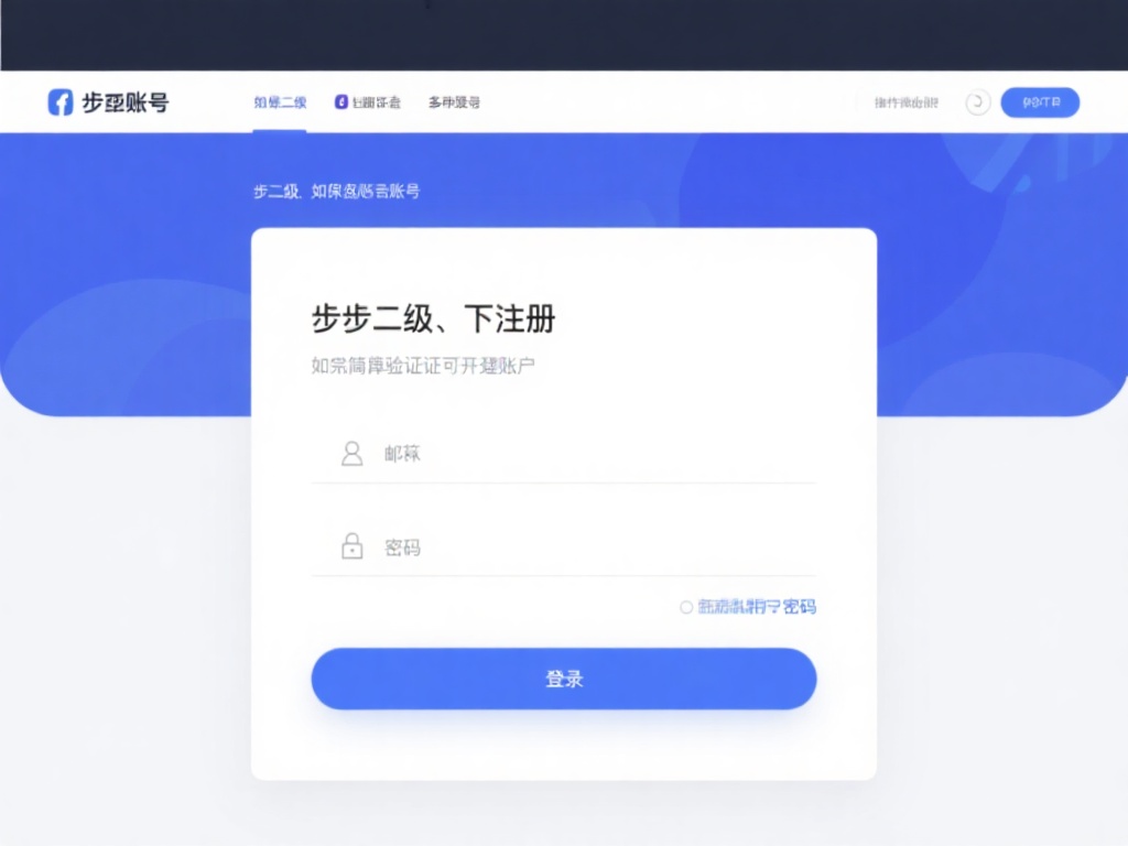 步骤二：注册或登录账号
如果你还没有账号，点击首